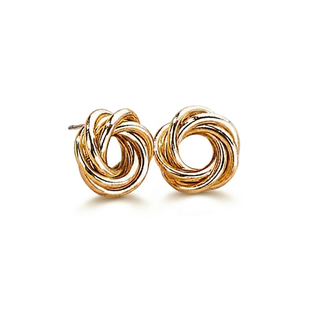 Gold Stud Earrings